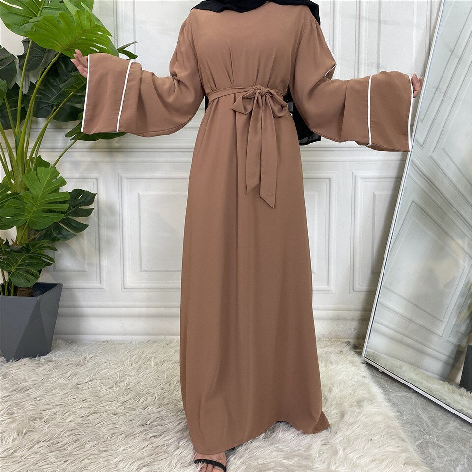 Kaftan Rayé Eid Mubarak