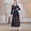 Abaya Maxi Élégante à Broderie - 2