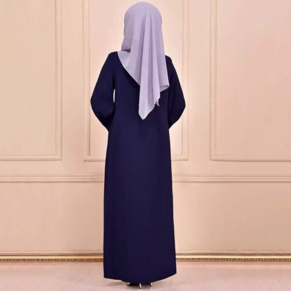 Robe Kaftan à Fermeture Éclair - 3