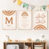 Poster Personnalisé Boho Ayat al Kursi pour Chambre de Fille