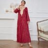 Kaftan à Broderie Ethnique - 3