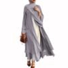 Caftan Dubaï en Chiffon Ouvert - 6