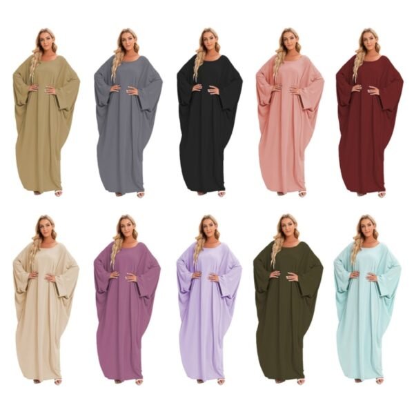 Abaya Manches Chauve-Souris - 1
