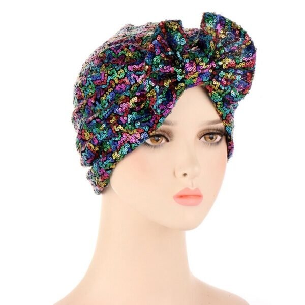Turban à Paillettes pour Femmes - 9