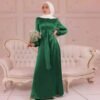 Abaya Satinée avec Ceinture