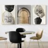 Toile Allahu Muhammad Or et Marbre - 7