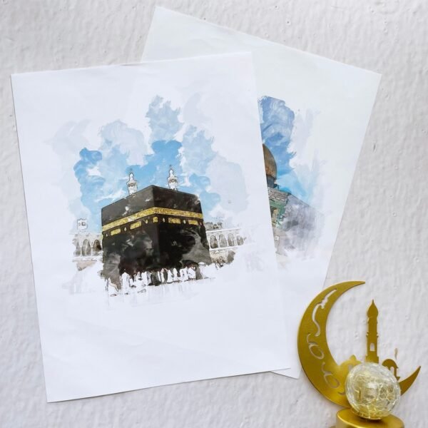 Toile Abstraite Dôme Mosquée Temple de Roche - 5