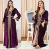 Kaftan Velours Élégant - 3