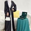 Abaya Kimono d'Été à Manches Bouffantes - 2