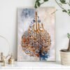 Tableau Abstrait Ayat-al-kursi - 1