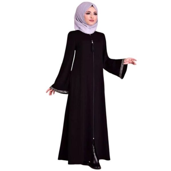 Robe Kaftan à Fermeture Éclair - 6