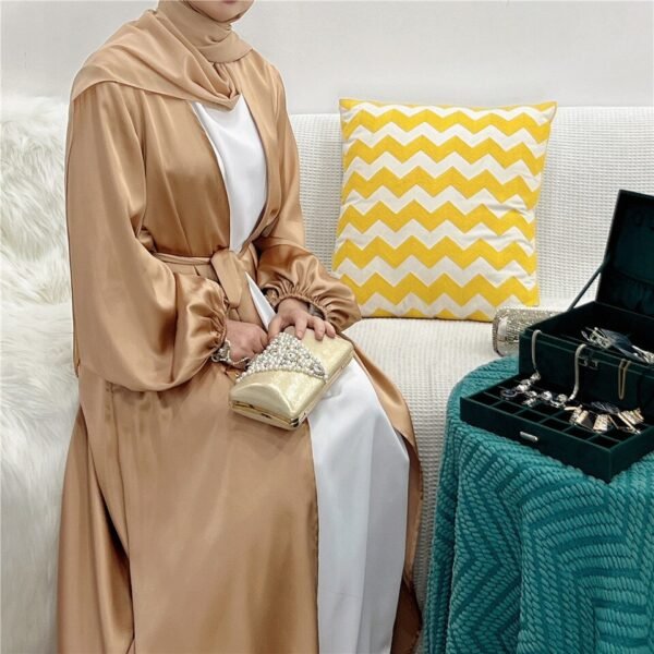Abaya Kimono d'Été à Manches Bouffantes - 6