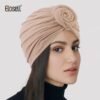 Turban à Volants Croisés