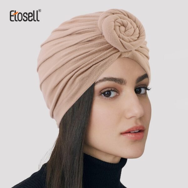 Turban à Volants Croisés