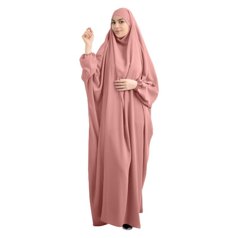 Abaya à Capuche pour Prière - 3