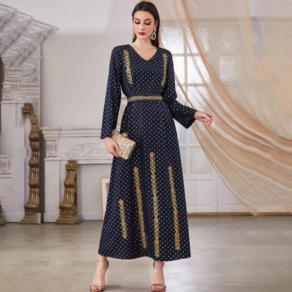 Abaya Maxi Élégante à Broderie