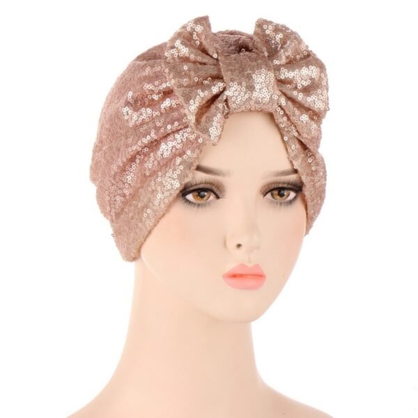 Turban à Paillettes pour Femmes - 2