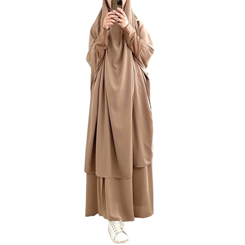 Abaya à Capuche pour Prière - 7