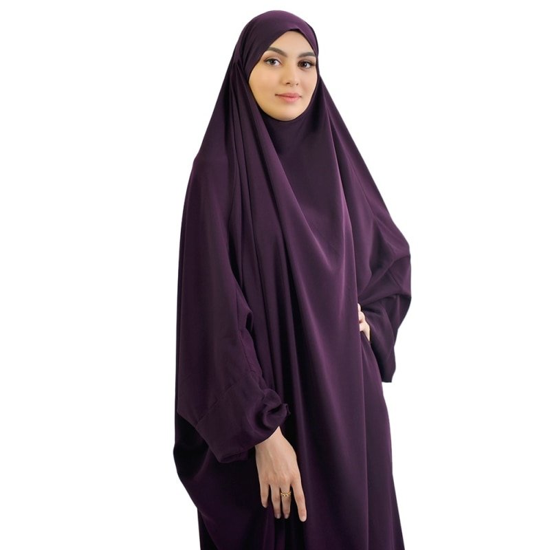 Abaya à Capuche pour Prière - 4