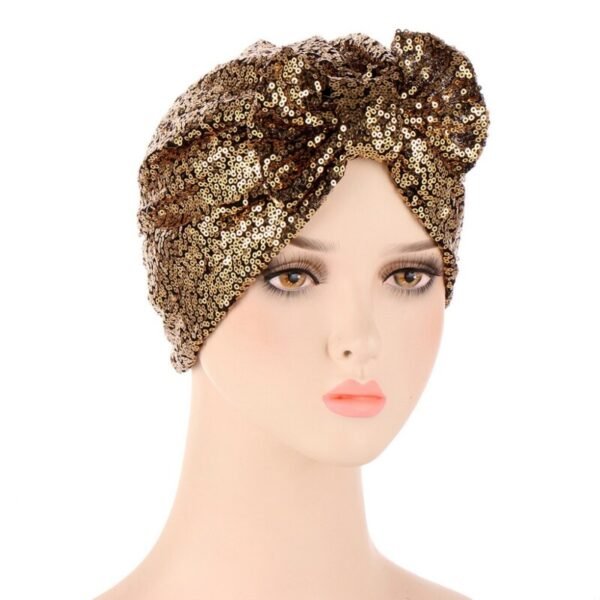 Turban à Paillettes pour Femmes - 6