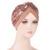 Turban à Sequins avec Nœud - 7