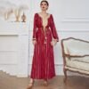 Kaftan à Broderie Ethnique - 2