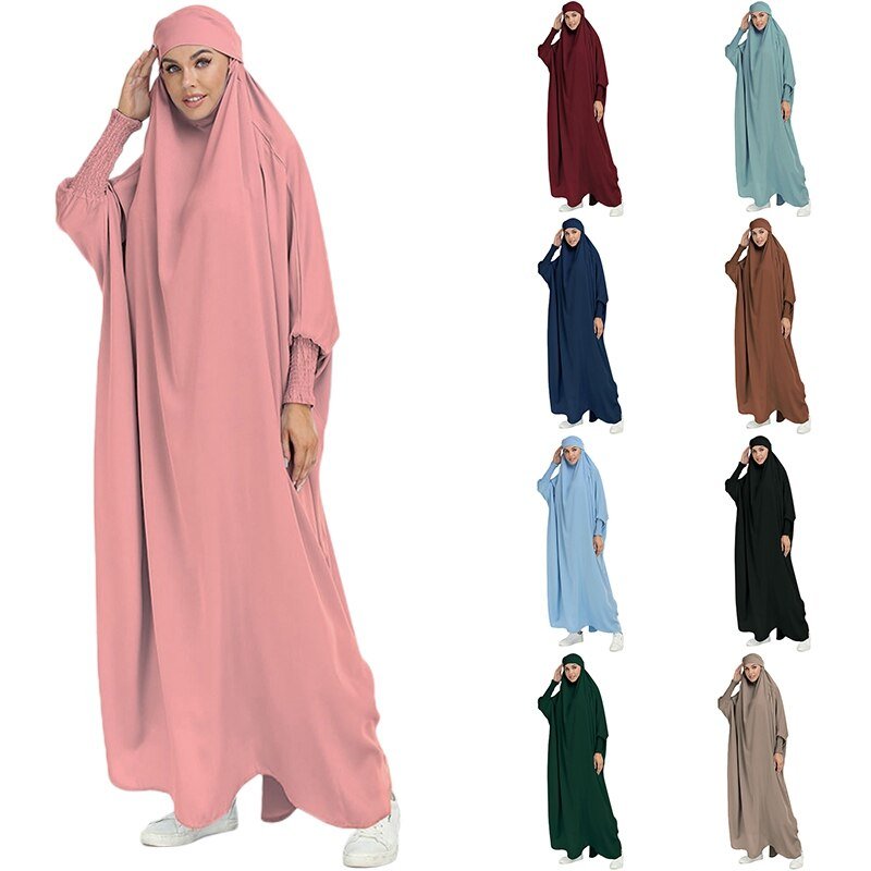 Abaya à Capuche avec Niqab - 3