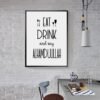 Toile Alhamdulillah pour Cuisine