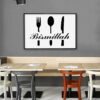 Toile Bismillah Noir et Blanc pour Cuisine - 5