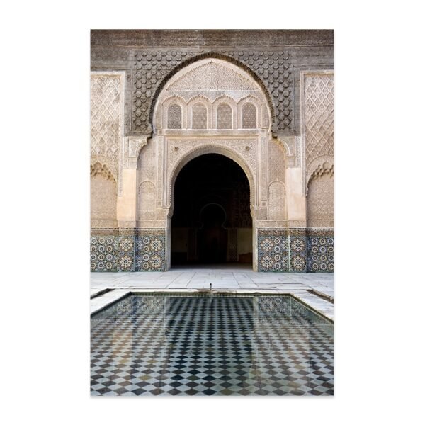 Toile de Porte Abstraite à Calligraphie Islamique - 8