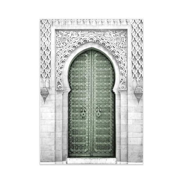 Tableau de Porte avec Feuilles et Sabr Bismillah - 8