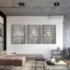 Tableau Vintage Subhan Allah sur Fond Bois - 2